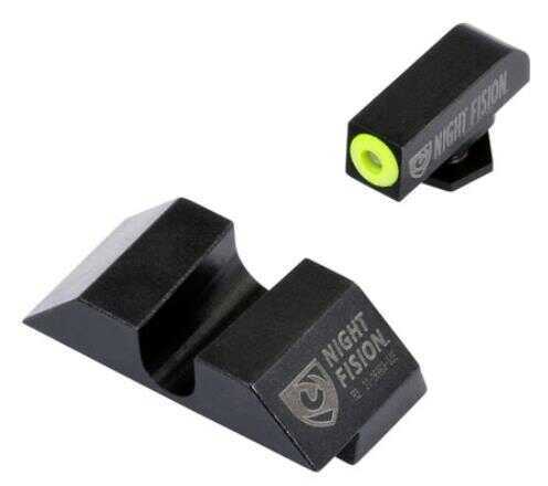 Night Fision GLK001014YGZ Sight Set Square Front/U-FALSEtch Rear for Glock 17