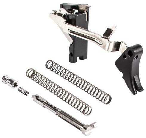 ZEV TechFALSElogies Fulcrum Drop in Trigger Ultimate Kit Adjustable 2-6 lbs Fits Glock 9MM Gen 1-3 Black w/ Safety
