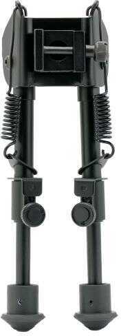 Sme Smebpspr Bipod W/spring Swivel Rail Attachment Aluminum Black AFALSEdized 6-9"