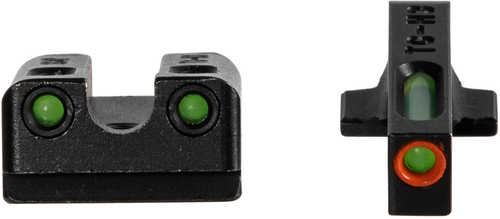 Truglo TFX Pro Sig Sauer P365 U-FALSEtch Green Tritium W/Orange Outline Front Rear