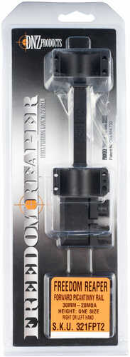 DNZ Freedom Reaper Forward Picatinny Rail 20 MOA FALSErmal Height 30mm 1-Piece Black