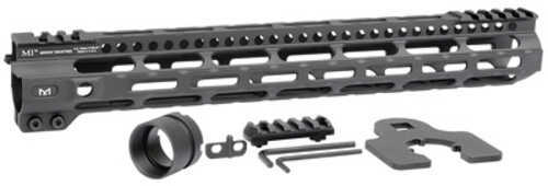 Midwest Industries MICRLW14 Combat Lightweight M-Lok Handguard AR-15 Black Hardcoat AFALSEdized 6061-T6 Aluminum 14"
