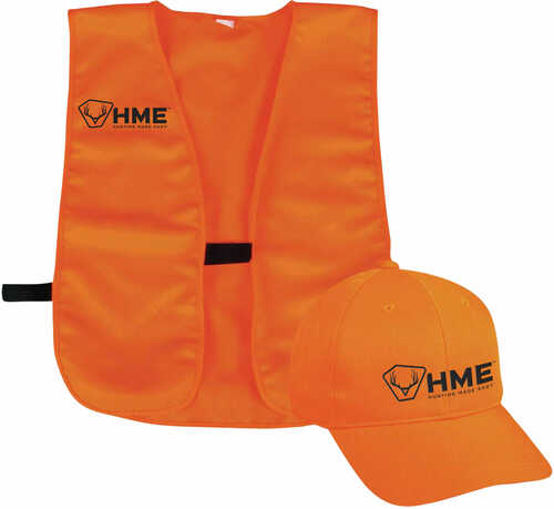 HME Vest/Cap Combo One Size Fits Most Orange PolTRUEter