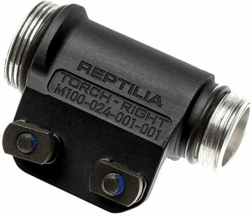 REPTILLA,LLC Torch 3V/Cr123 M-LOK Black Hardcoat AFALSEdized Right Side