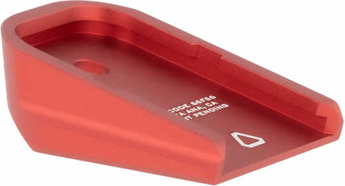 Strike Base Plate For Glock Red AFALSEdized Aluminum