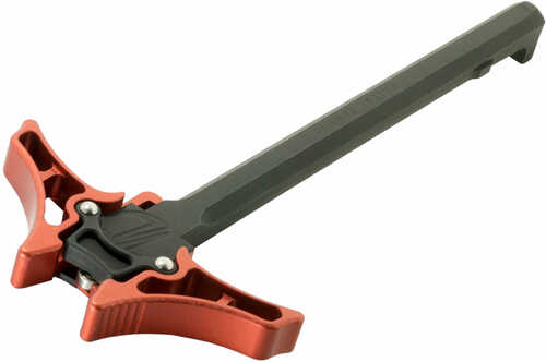 Timber Creek Outdoor Inc Enforcer Ambidextrous Charging Handle AR-Platform Red AFALSEdized Aluminum