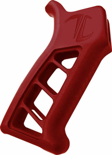 Timber Creek Outdoor Inc EARPGR Enforcer AR Pistol Grip Red AFALSEdized With Clear Cerakote Aluminum