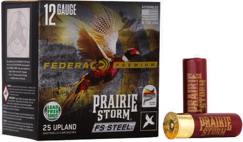 Federal PFSX143FS4 Prairie Storm 12 Gauge 3" 1 1/8 Oz 4 Shot 25 Bx/ 10 Cs