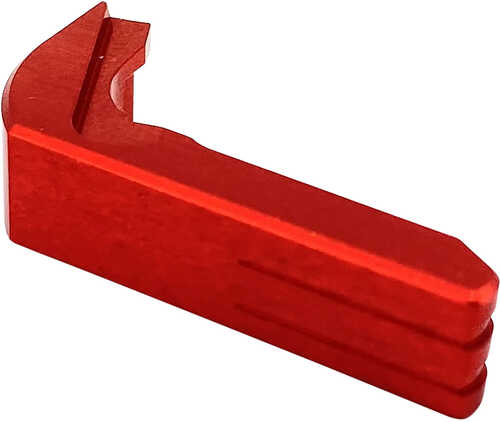 Cross Armory Magazine Catch Extended for Glock 17,19,22-28,31-35,37 Gen1-3 Handgun 7075-T6 Aluminum Red AFALSEdized
