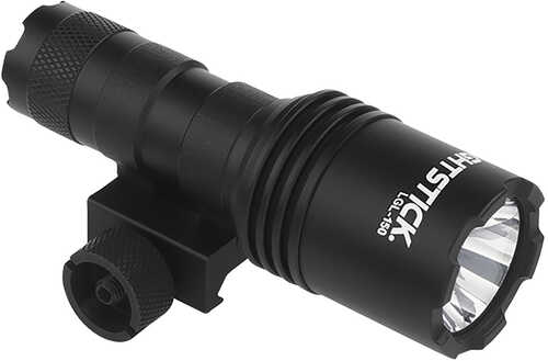 Nightstick Compact Long Gun Light Kit Led 450 Lumens Black AFALSEdized Aluminum Cr123 Battery