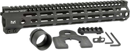 Midwest Industries Tactical G4M Handguard AR-15 Black Hardcoat AFALSEdized 12.6" 6061-T6 Aluminum M-LOK