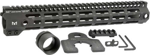 Midwest Industries Mig4M13375 Tactical G4M Handguard AR-15 Black Hardcoat AFALSEdized 13.3" 6061-T6 Aluminum M-LOK