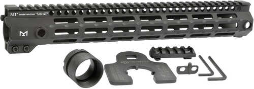 Midwest Industries Tactical G4M Handguard AR-15 Black Hardcoat AFALSEdized 14" 6061-T6 Aluminum M-LOK