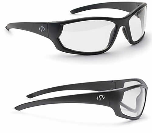 Walker's Ballistic Eyeware IKON Carbine Clear Lens With Matte Black Full Wraparound Frame, Eva Foam FALSEse