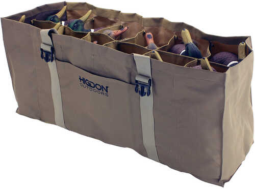 Higdon Outdoors X-Slot Decoy Bag Universal Tan 600D PolTRUEter 36"L 24"W 16"H Holds Up To Decoys