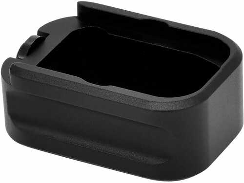 Warne Meg195/4black Magazine Extension Made Of 6061-t6 Aluminum With Hardcoat AFALSEdized Black Finish For Glock 19 23