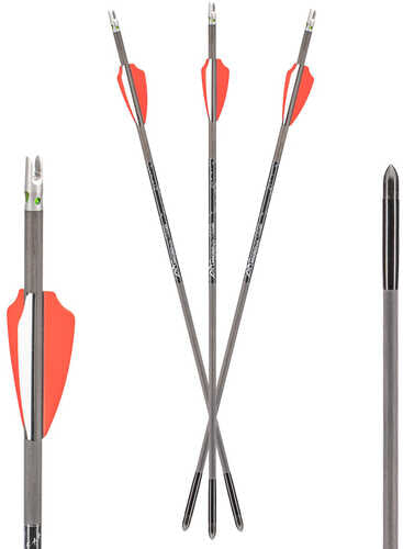 Rocky Mountain Ax10004 Axe 440 Bolt Combo Pack Gray/orange/white 19" 3 Bolts And 3 Lighted FALSEcks