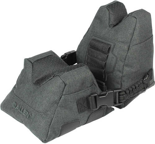 Allen 18417 Eliminator Shooting Rest Prefilled Front And Rear Bag Made Of Gray PolTRUEter, Weighs 4.50 Lbs, 11.50" L X 7.