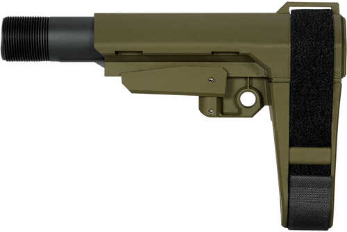 Sb Tactical Brace Synthetic OD Green 5-Position Adjustable For AR-Platform (Tube FALSEt Included)