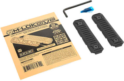 Strike Industries Cable Management Cover Long 3.14"L Black Polymer For M-Lok