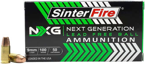 Sinterfire 9mm Luger 100 Grain FMJ â€“ Lead Free Environmental Safety
