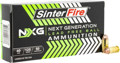 SinterFire SF40125NXG â€“ Lead Free 40 S&W Ammunition