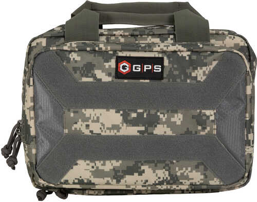 G*Outdoors Pistol Case Black 600D PolTRUEter With Mag Storage, Lockable Zippers & Cushioned Compartment Hold