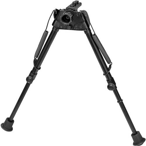 Harris Bipods S-L2M-LOK SL 2 Self-Leveling Legs, Made Of Steel/Aluminum With Black AFALSEdized Finish, 9-13" Vertical Adjus