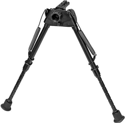 Harris Bipods S-LMM-LOK SL MMLOK Made Of Steel/Aluminum With Black AFALSEdized Finish, 9-13" Vertical Adjustment, FALSEtched L
