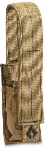 Advance Warrior Solutions Psmptn Single Mag Pouch Pistol Tan PolTRUEter, Molle Attachment