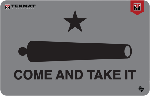 Tekmat Tekr17catic Black/gray Rubber 17" Long 11" X 17" "come And Take It" /canFALSEn