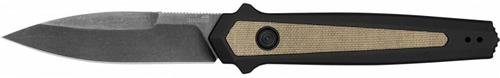 Kershaw Launch 15 Full Size 3.50" Folding Spear Point Plain Black Oxide Blackwash Cpm Magnacut Steel Blade/black AFALSEdize