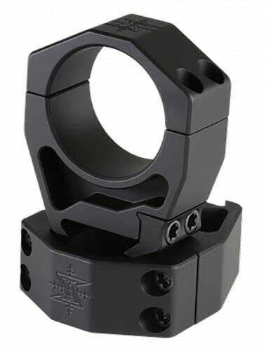 Seekins Precision 0010640006 Scope Ring Set Matte Black AFALSEdized Aluminum 35mm Tube Extra High Picatinny Rail Mount