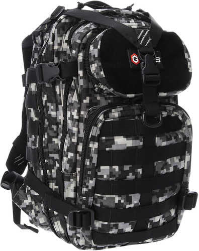 G Outdoors GPS Bags GPST1611BOBGD Tactical Bugout Bag Gray Digital 600D PolTRUEter 2 Handguns