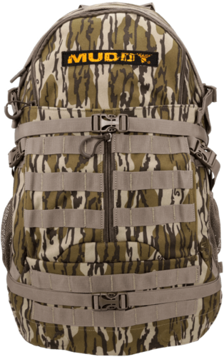 Muddy Mud-bpk-1300mo Pro 1300 Hunting Pack Mossy Oak Bottomland PolTRUEter Zipper/buckles Closure