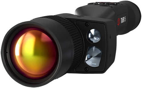 ATN TIWST5650LRF Thor 5 640 LRF Thermal Rifle Scope, Black AFALSEdized 4-32X Smart Mil Dot Reticle W/Zoom, 640X480, 60 Fps