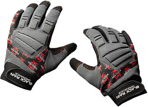 Black Rain Ordnance Tactglovegry/black/rd2xl Tactical Gloves Black/gray/red 2xl Velcro