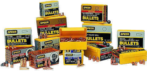 Speer Bullets 9mm 355 Diameter 115 Grain Copper Plated Round FALSEse 500 Per Box Md: 4712