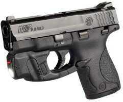 LaserMax CenterFire Laser/Light Combo With GripSense TechFALSElogy For S&W Shield 9mm .40 Caliber Guard Mount Black Finish Red