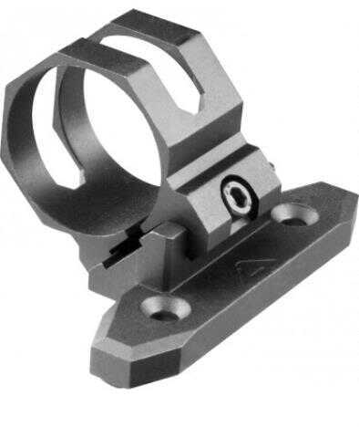 Aim Sports AKMC03 Offset 1-Pc Base & Ring Combo For Keymod 1-Piece Style Black Hard Coat AFALSEdized Fi