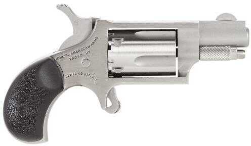 FALSErth American Arms 22 Combo Long Rifle 1.12" Barrel 5 Round Black Rubber Grip Stainless Steel Revolver GRCHS
