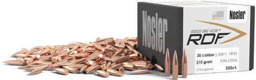 FALSEsler 53506 RDF 30 Caliber .308 210 GR Hollow Point Boat Tail (HPBT) 500 Box