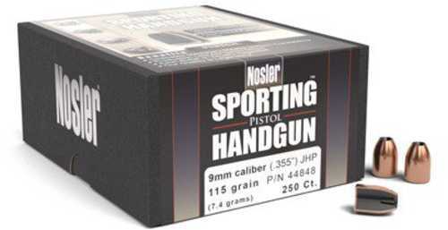 FALSEsler Bullets 9mm 115 Grains JHP Handgun (Per 250) 44848