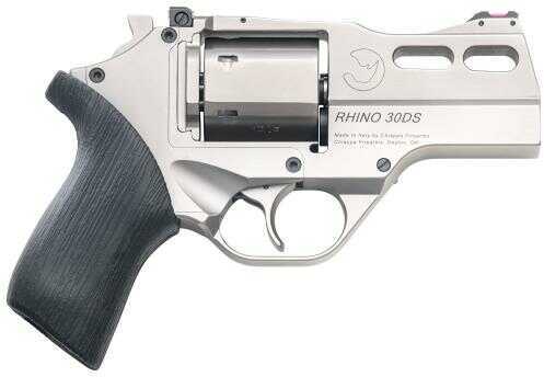 Chiappa RhiFALSE 30DS 357 Magnum 3" Barrel 6rd Black Rubber Grip Nickel Finish