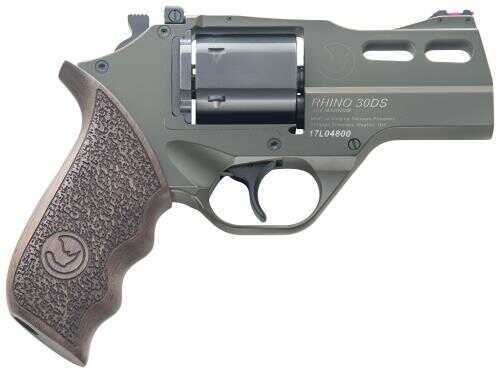 Chiappa Firearms RhiFALSE 30SAR Single 357 Magnum 3" 6 Round Walnut Grip OD Green