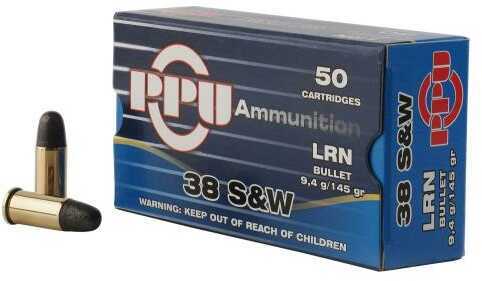 Prvi Partizan 38 S&W 145 Grain Lead Ammunition â€“ Enhanced Energy Performance