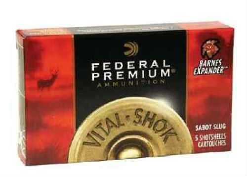 20 Gauge 5 Rounds Ammunition Federal Cartridge 3/4" 7/8 oz Sabot Slug #Sabot