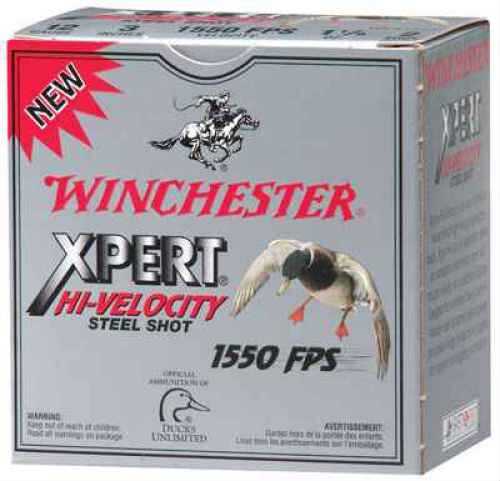 12 Gauge 25 Rounds Ammunition Winchester 2 3/4" 1 1/16 oz Steel #3