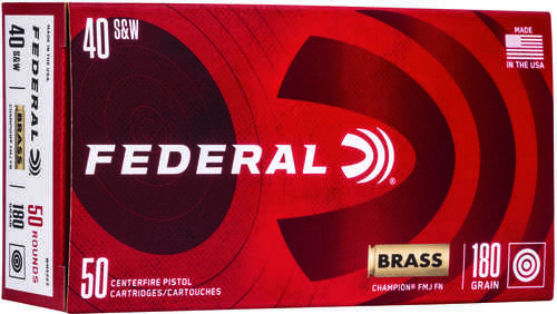Federal Champion Training 40 S&W Ammo â€“ Accurate Target-Grade Performance