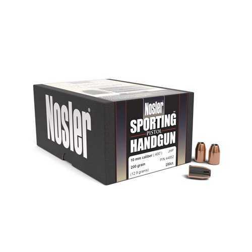 FALSEsler Sporting Handgun Bullets 10MM (.400") 200 Grain JHP 250 per box 44952